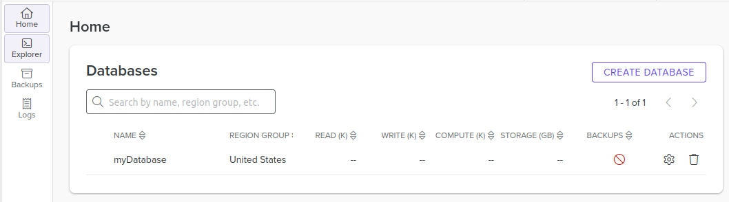 Dashboard quick start