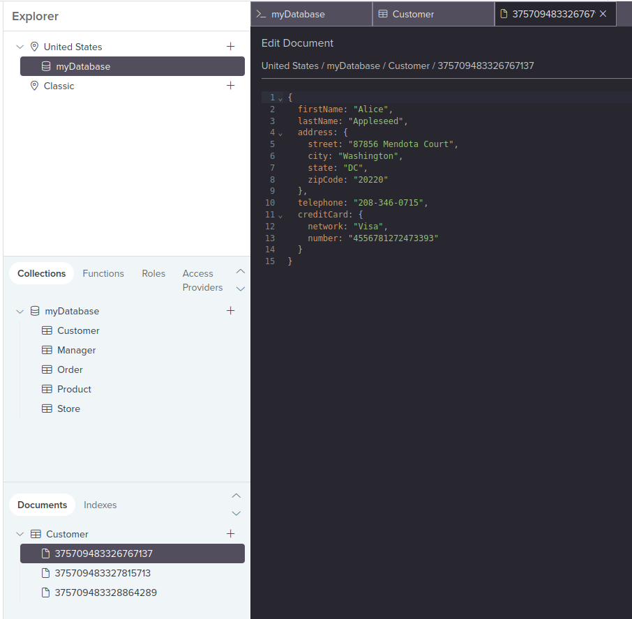 Dashboard quick start